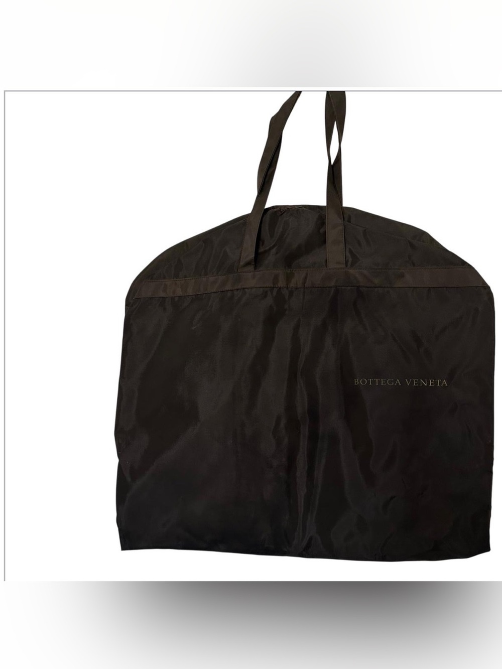 Bottega Veneta Black Travel Garment Bag with Dual Handles